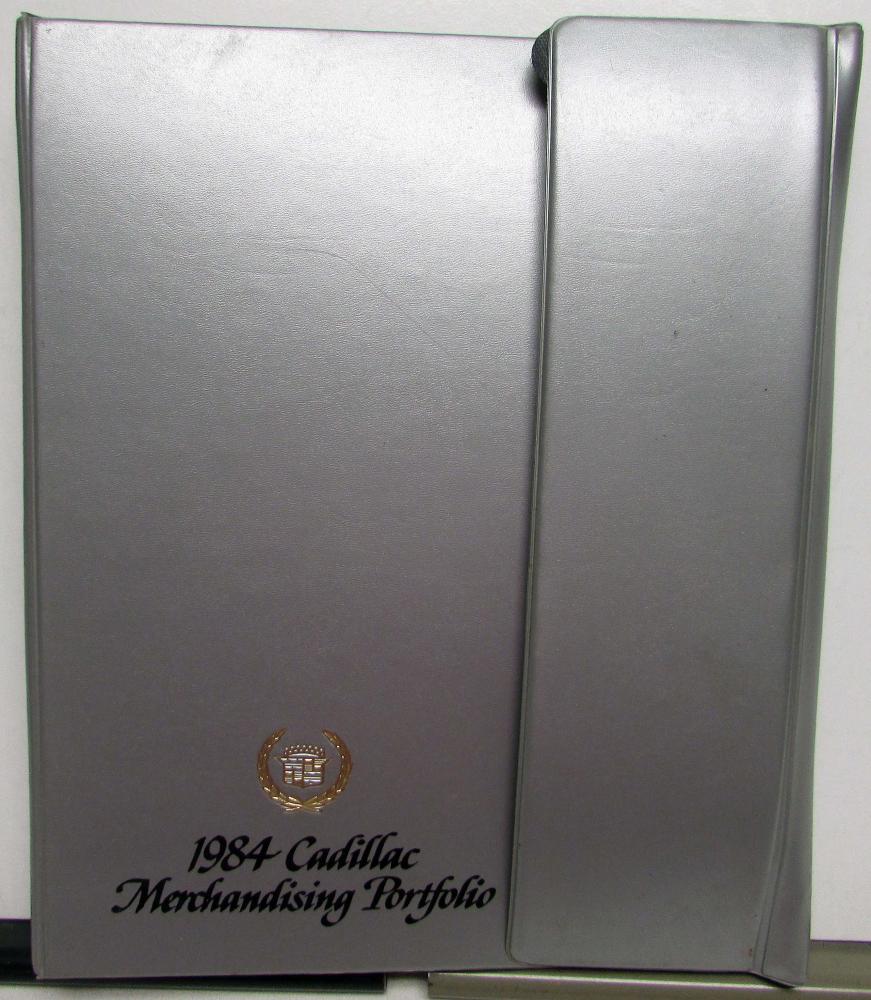 1984 Cadillac Merchandising Portfolio DeVille Seville Eldorado Cimarron Fltwood