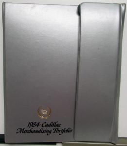 1984 Cadillac Merchandising Portfolio DeVille Seville Eldorado Cimarron Fltwood