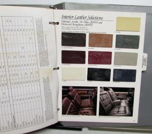 1984 Cadillac Merchandising Portfolio DeVille Seville Eldorado Cimarron Fltwood