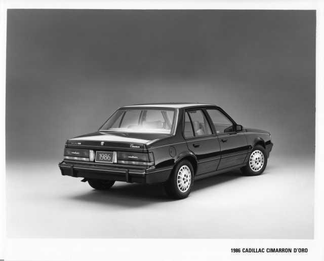 1986 Cadillac Cimarron D'Oro Press Photo 0319