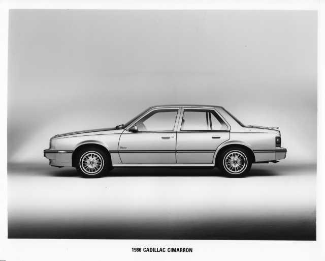 1986 Cadillac Cimarron Press Photo 0322