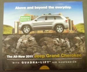 2011 Jeep Grand Cherokee Dealer Sales Brochure 4X4  Quadra-Lift Air Suspension