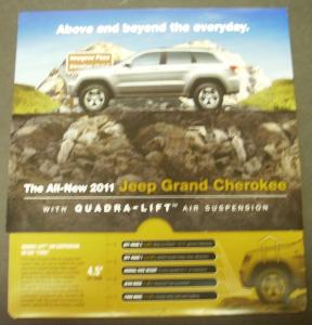 2011 Jeep Grand Cherokee Dealer Sales Brochure 4X4  Quadra-Lift Air Suspension