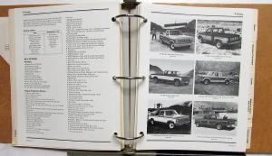 1980 Ford Car & Truck Thunderbird Mustang Bronco Granada F Series Product Album