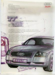 1995 Audi TT Concept Media Information Press Kit