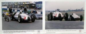 2001 Audi Media Information Press Kit - 1938 Auto Union D-Type