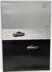 2002 Audi TT Coupe and Roadster Prestige Sales Brochure - Dutch Text