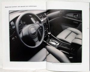 2000 Audi A8 Prestige Sales Brochure - Dutch Text