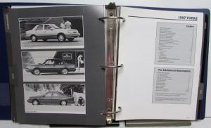 1987 Lincoln Mercury Merkur Product Facts Mark VII Town Car Grand Marquis XR4Ti