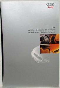 1997 Audi A3 Prestige Sales Brochure - French Text