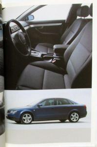 2000 Audi A4 Saloon Details Brochure with Price Sheet - French Text