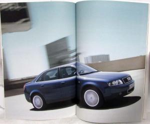 2000 Audi A4 Saloon Details Brochure with Price Sheet - French Text