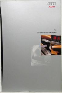 1997 Audi A3 Prestige Sales Brochure - German Text