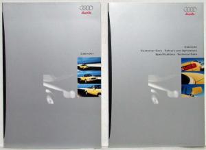 1997 Audi Cabriolet Prestige Sales Brochure - UK Market