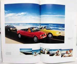 1997 Audi Cabriolet Prestige Sales Brochure - UK Market