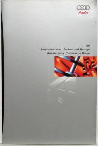 1997 Audi S6 Prestige Sales Brochure - German Text