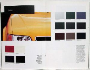 1997 Audi S6 Prestige Sales Brochure - German Text