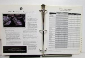 1994 Cadillac Comparison De Ville Concours Fleetwood Eldorado Seville