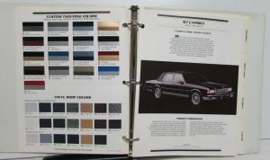 1987 Chevrolet Fleet Buyers Guide Monte Carlo Celebrity Camaro Cavalier Nova