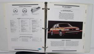 1987 Chevrolet Fleet Buyers Guide Monte Carlo Celebrity Camaro Cavalier Nova