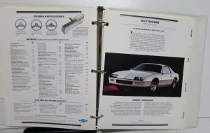 1987 Chevrolet Fleet Buyers Guide Monte Carlo Celebrity Camaro Cavalier Nova