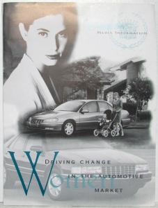 1997 Cadillac Catera Marketing to Women Media Information Press Kit
