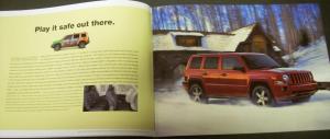 2009 Jeep Patriot Dealer Prestige Sales Brochure 4X4 Sport Limited Rare