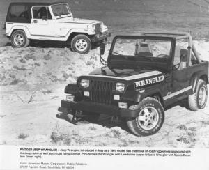 1987 Jeep Wrangler Press Photo 0046
