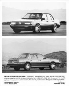 1988 Oldsmobile Firenza Press Photo 0263