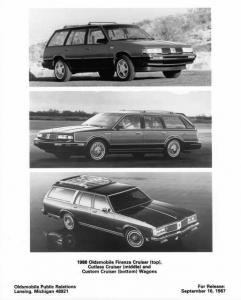 1988 Oldsmobile Firenza Cruiser Cutlass Cruiser Custom Cruiser Press Photo 0272