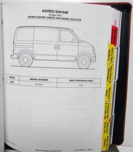 1988 GMC Truck Data Book  S-10 C/K R/V Blazer Jimmy Safari Astro Cutaway