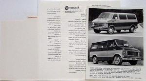 1982 Dodge Trucks Information Press Kit