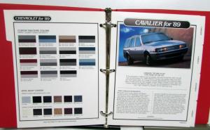 1986 Chevrolet Fleet Buyers Guide Camaro C/K Truck Caprice Metro S10