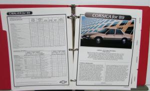 1986 Chevrolet Fleet Buyers Guide Camaro C/K Truck Caprice Metro S10