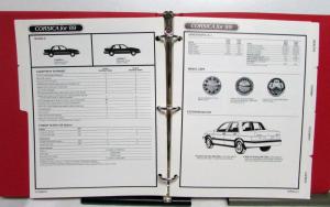 1986 Chevrolet Fleet Buyers Guide Camaro C/K Truck Caprice Metro S10