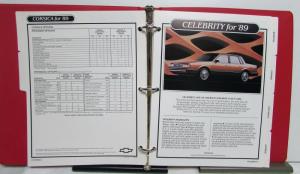 1986 Chevrolet Fleet Buyers Guide Camaro C/K Truck Caprice Metro S10