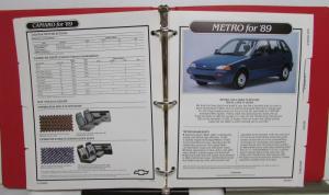 1986 Chevrolet Fleet Buyers Guide Camaro C/K Truck Caprice Metro S10