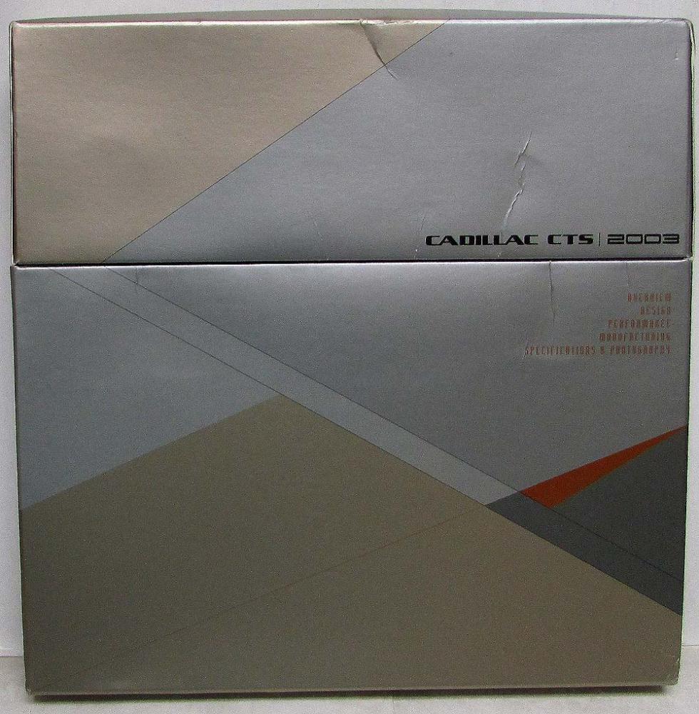 2003 Cadillac CTS Media Information Press Kit