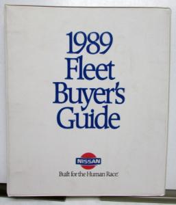 1989 Nissan Fleet Buyers Guide 300ZX Pathfinder Srntra Stanza Maxina 240SX