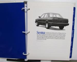 1989 Nissan Fleet Buyers Guide 300ZX Pathfinder Srntra Stanza Maxina 240SX