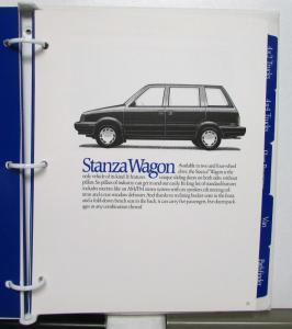 1989 Nissan Fleet Buyers Guide 300ZX Pathfinder Srntra Stanza Maxina 240SX