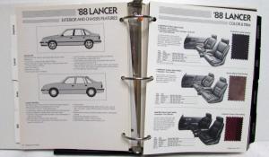 1988 Chrysler Dodge Plymouth Fleet Guide Daytona Ramcharger Lebaron GTS GranFury