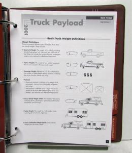 2001 Ford Truck Source Book Ranger F Series E Series Pickups Chassis Cabs