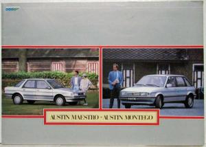 1985 Austin Maestro and Austin Montego Sales Brochure - French Text