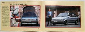 1985 Austin Maestro and Austin Montego Sales Brochure - French Text