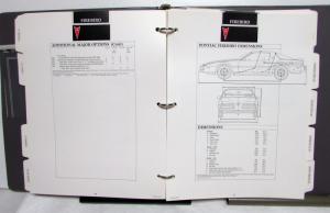 1988 Pontiac Fleet Product Book Firebird LeMans Grand Prix Grand Am 6000