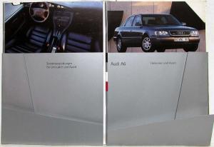 1994-1995 Audi A6 S6 Sedan and Wagon Prestige Sales Brochure - German Text