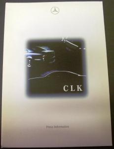 1997 Mercedes-Benz CLK Press Kit 1997 Detroit Auto Show English Text 200 230 320