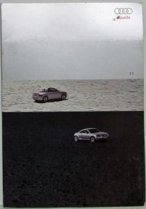 2002 Audi TT Coupe and Roadster Prestige Sales Brochure - German Text
