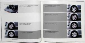 2002 Audi TT Coupe and Roadster Prestige Sales Brochure - German Text